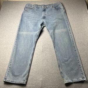 Wrangler Jeans Flex Regular Fit Men’s Size 40x30 Blue Premium Denim 96FXWSL